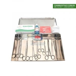 Bộ đồ mổ tiểu phẫu (hộp Inox), chi tiết theo yêu cầu 1 hộp dụng cụ phẫu thuật