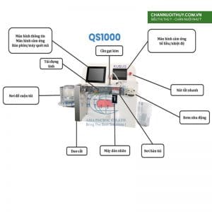 cấu tạo máy đóng gói tinh tự động QS-1000