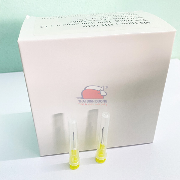 Kim tiêm nhựa thú y dùng 1 lần, hộp 100 cái