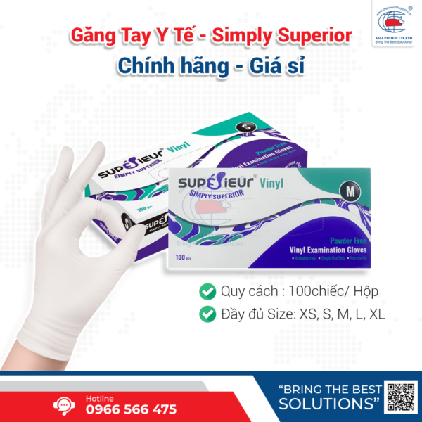 Găng tay y tế SUPERIEUR - Simply Superior