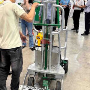 Xe kéo lợn có dây cáp thép trợ lực, chuyên dụng cho heo nái 6 7