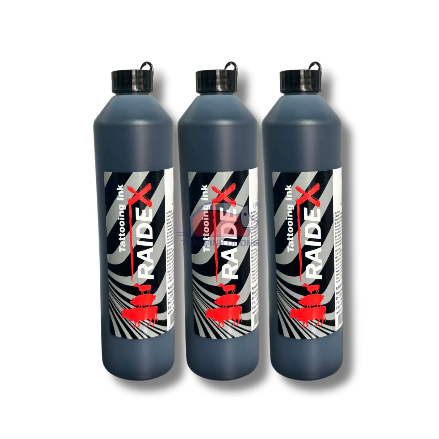 Mực xăm gia súc Raidex dạng chai 500ml