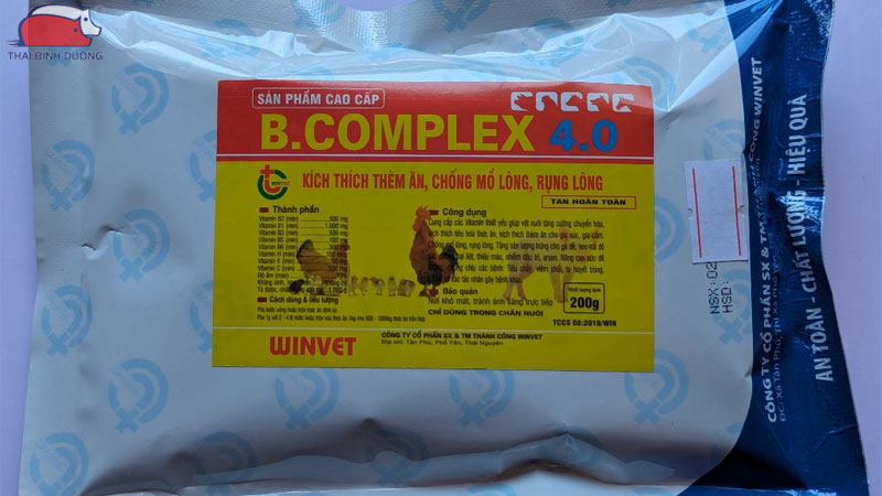 TOP 8 loại vitamin cho gà được sử dụng phổ biến hiện nay 18 Thuốc bổ B-Complex cho gà